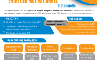 Formation pour devenir superviseur de l’EM